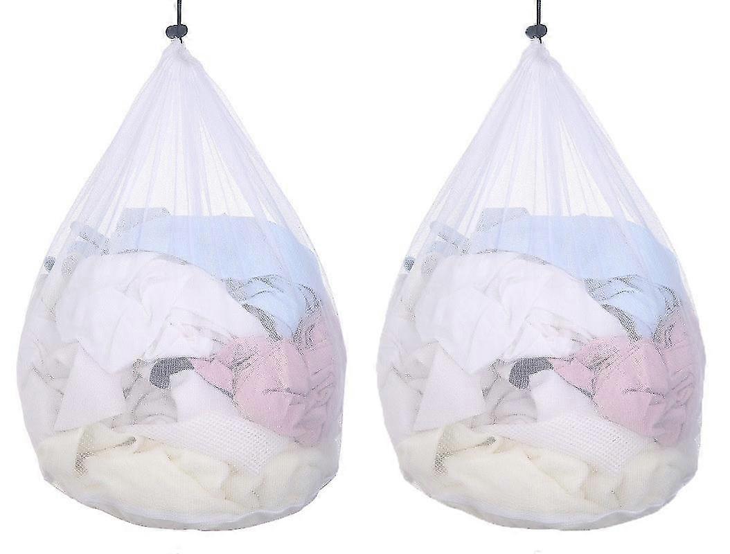 2 piece laundry bag, 50x70 cm laundry net set for laundry bag