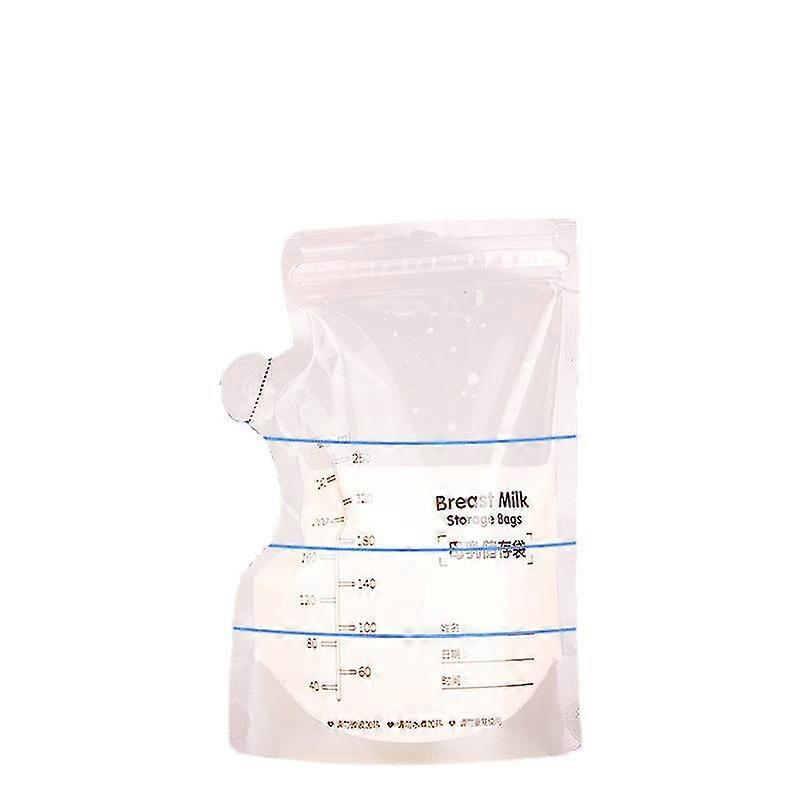 كيس تخزين الحليب البشري القابل للتصرف كيس تخزين الحليب 250ml ترقية 30 قطعة