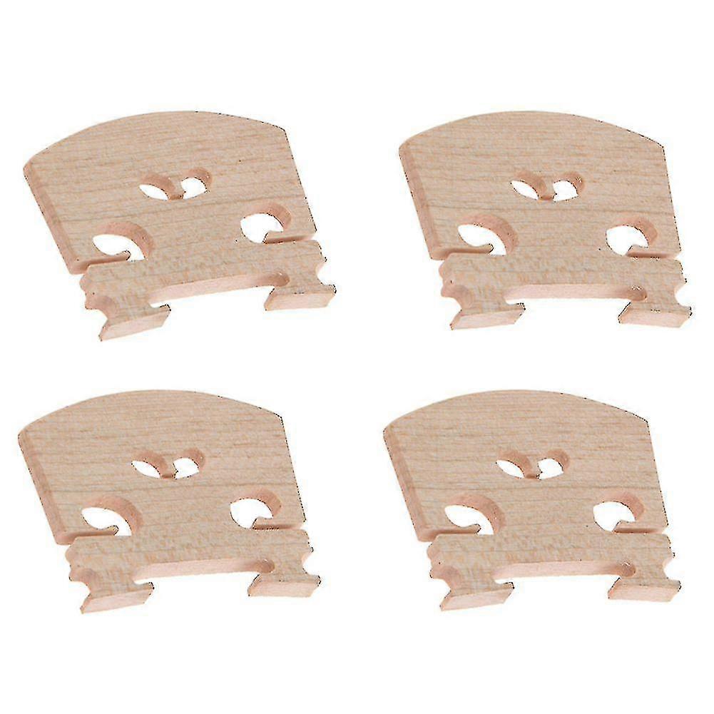 Violin Parts Violin-bridge-5pc-4/4 Maple Bridge Violin Parts, 4 Piece