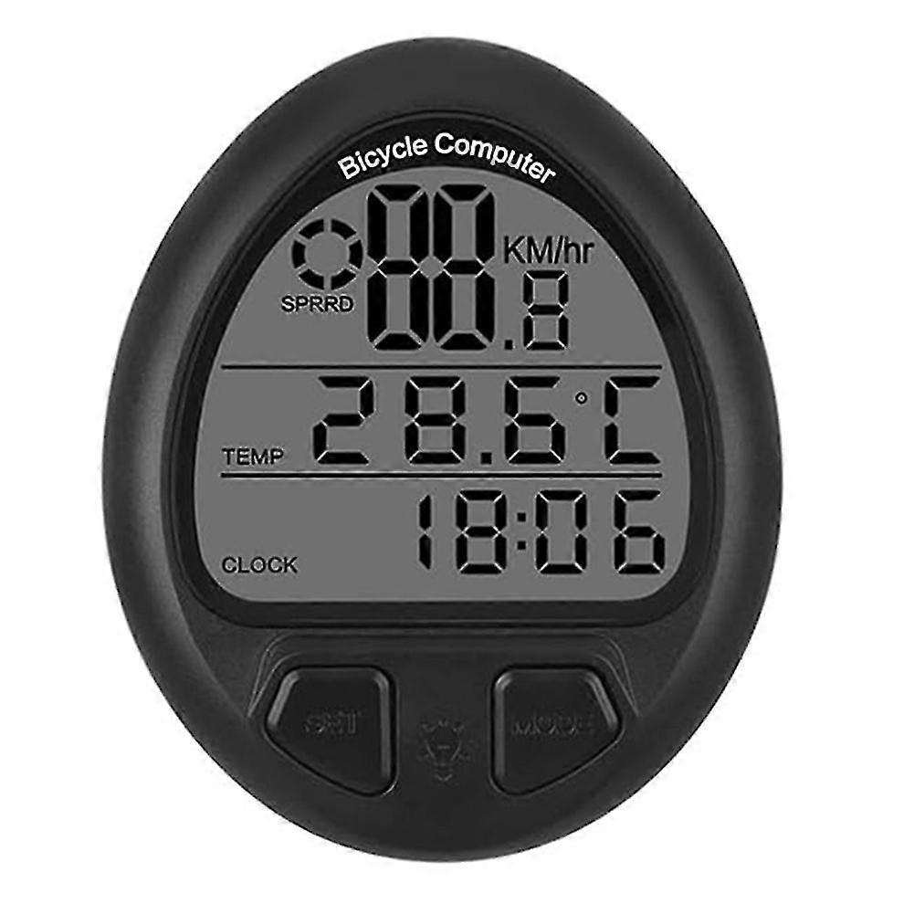 Wired Bike Computer,digital Lcd Backlight Display Bike Speedometer,waterproof Cycling Computers Odo