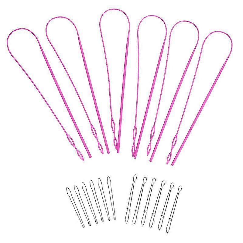 18pcs Drawstring Threader Tools Set Easy Flexible Needle Drawstring Craft Tools
