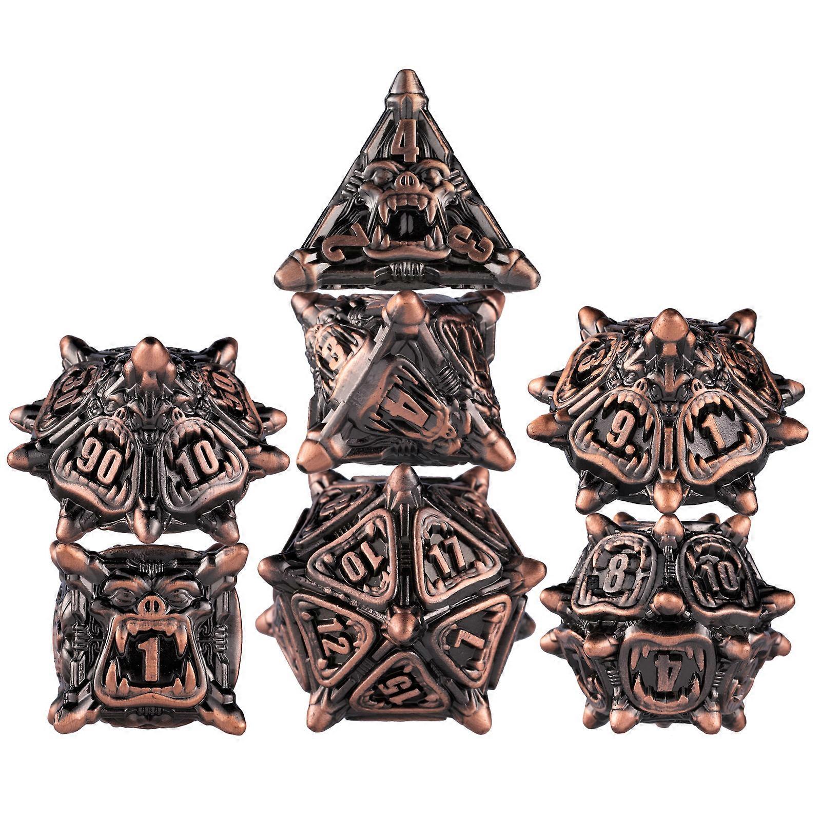 Role Playing Dice, Dnd Dice Set For Dungeon And Dragons Game Dice D20 D6 For D&d Pathfinder Polyhedral Digita Dice Rpg Metal Dic