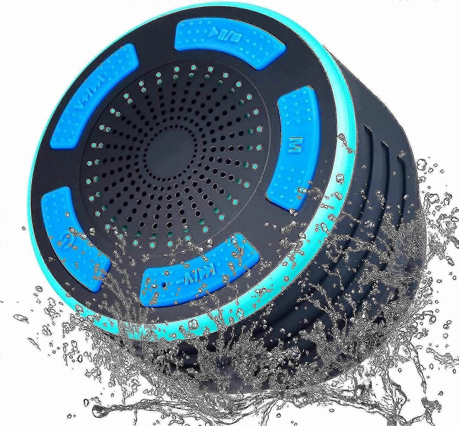 Ipx7 Waterproof Bluetooth Speaker Portable Shower Wireless Speaker With Led Mood Lights Speaker-cl.