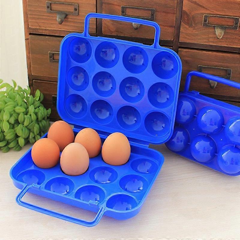 Shockproof Container Egg Carrier Holder Prevent Eggs from Cracking Easy Storage Egg Box for Camping
