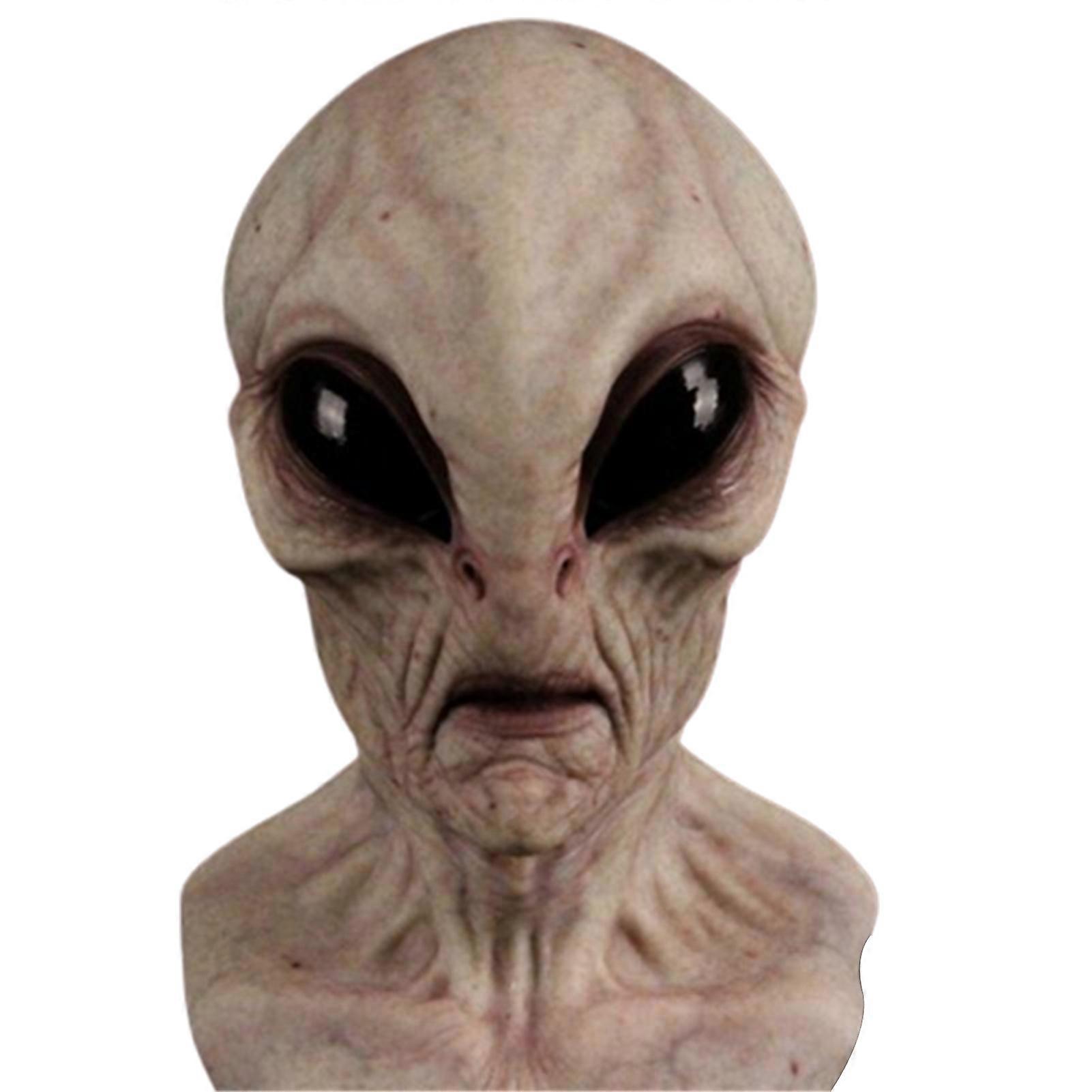 Scary Horrible Alien Latex Mask Add Great Halloween Vibe for Festival Cosplay Stage