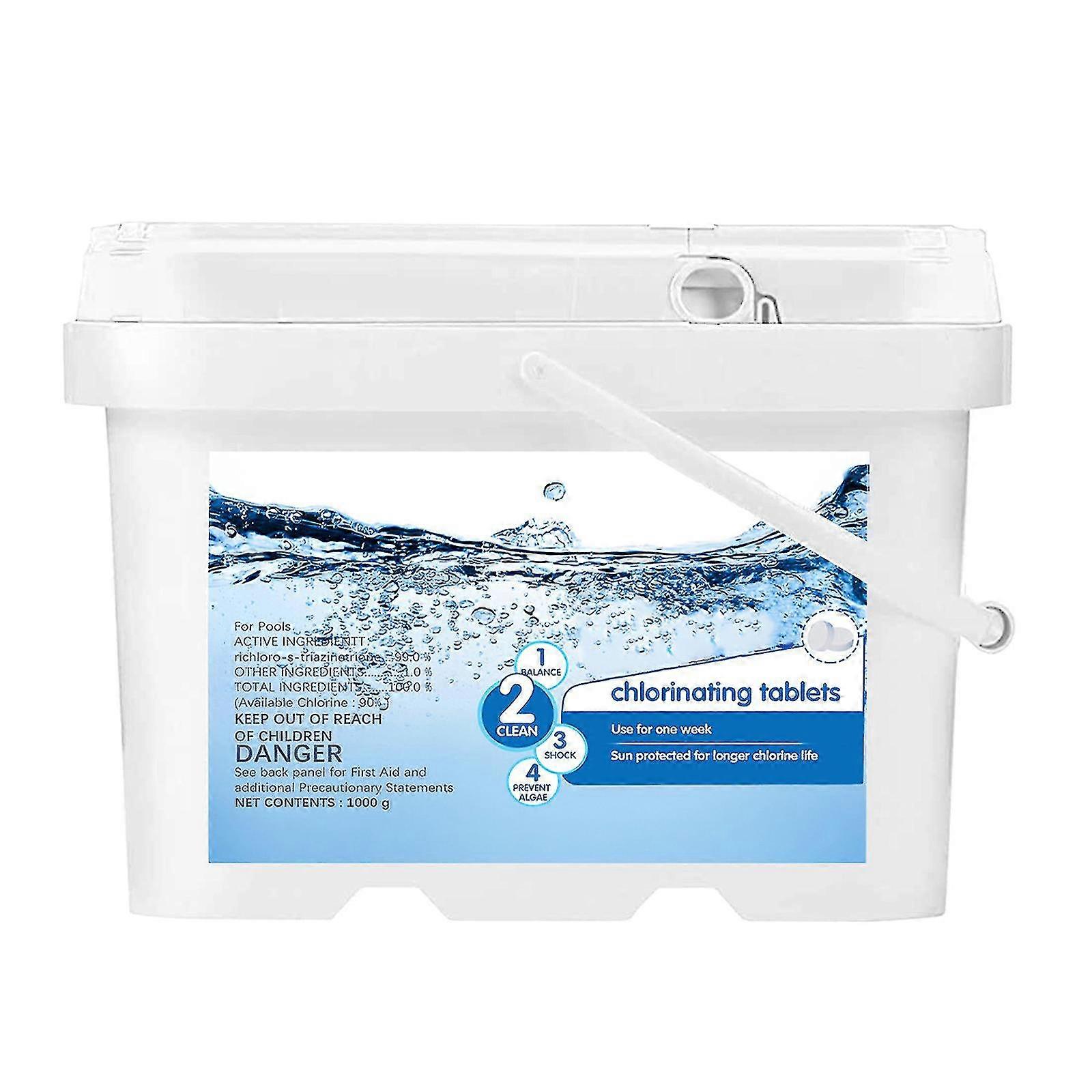 Swimming Pool Cleaning Effervescent Chlorinating Tablets Safe Effective Cleaner For Pool
