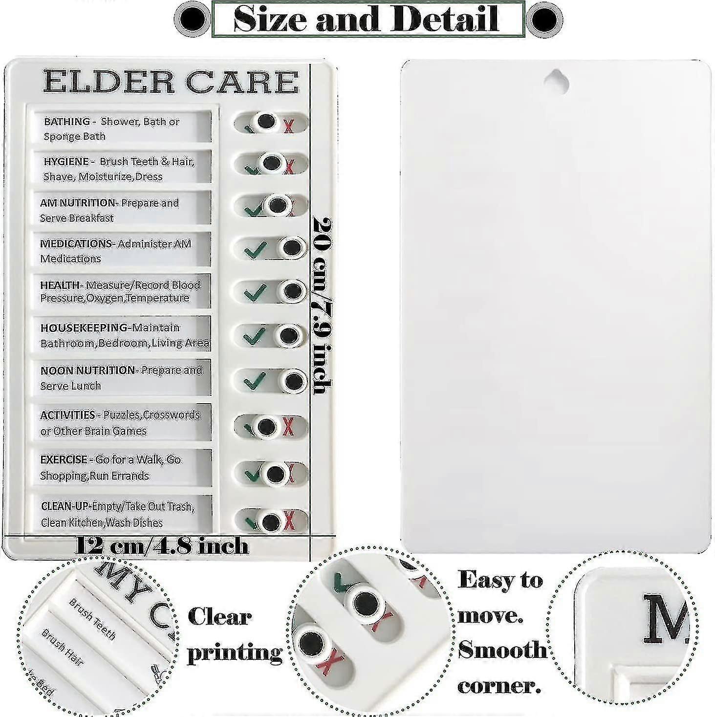 Memory Chore Checklist Board Daily To-do Planner Checklist Chore Board For Kids Rv Checklist For Adults