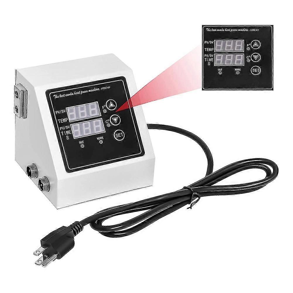 Digital Box Led Controller Of Heat Press Machine,2 Holes Heat Press Machine Temperature Control Box