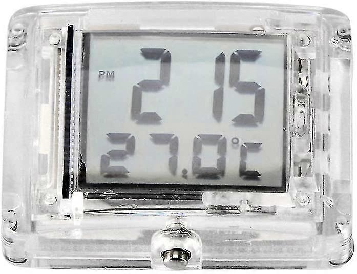 Motorcycle Luminous Clock, Motorcycle Clock Electric Car Bike Watch With Backlight Luminous Function Time And Temperature Display