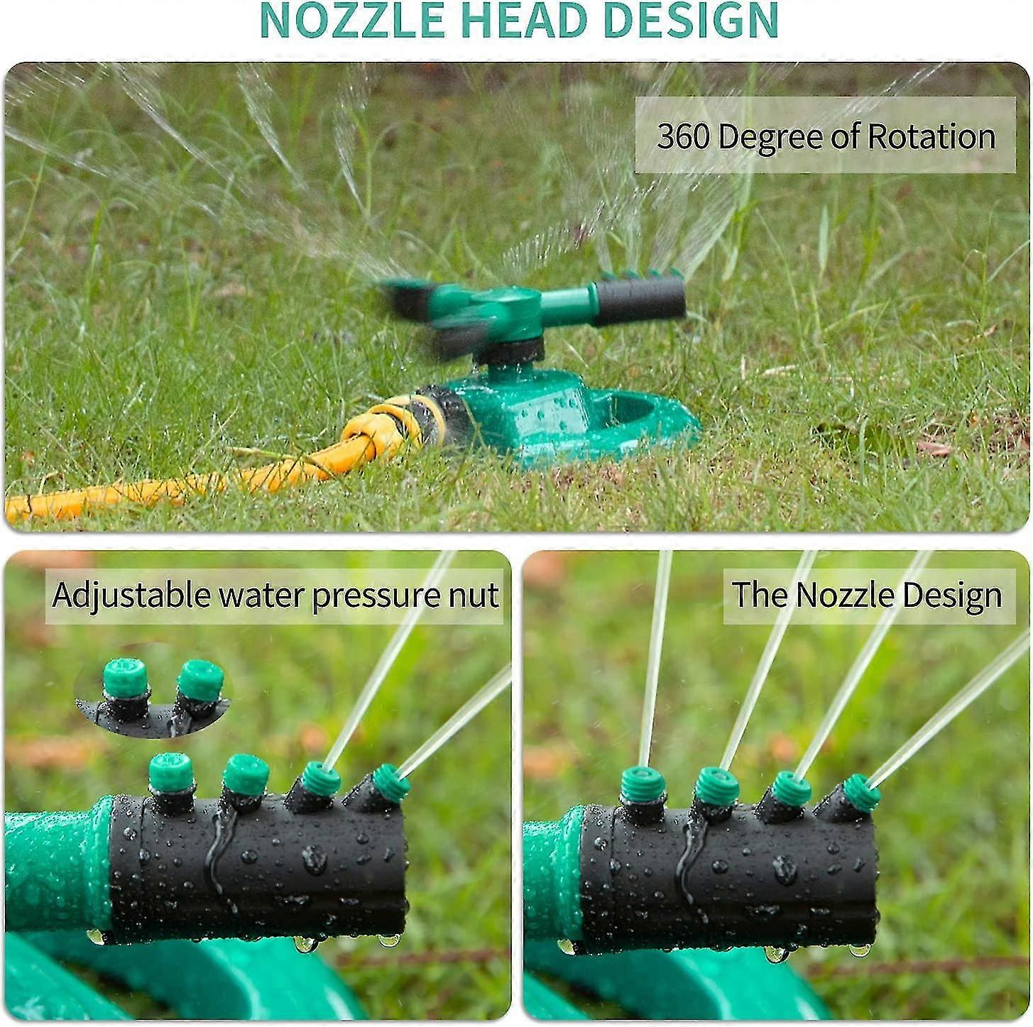 New Garden Sprinkler Adjustable Water Pressure