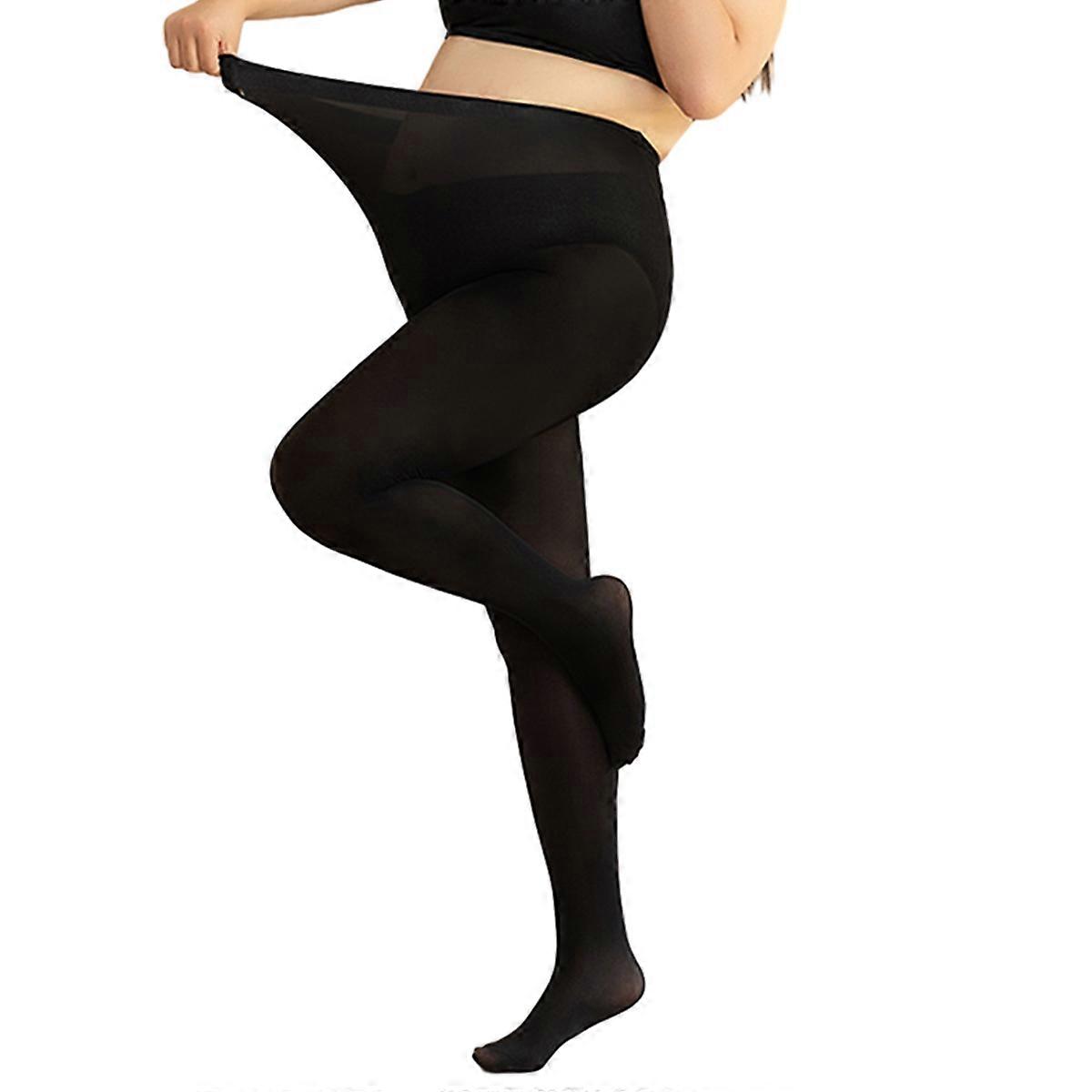 1pcs large size spring, autumn and winter pantyhose thickened and fattened meat color bottoming pantyhose