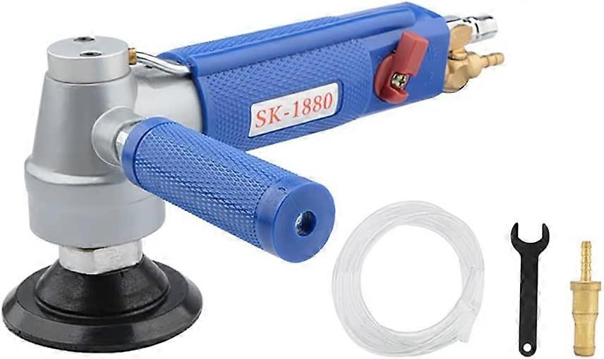 Moedor pneumático a jato de água 4300RPM, 3 polegadas 4 polegadas mármore jade pedra piso lixadeira de polimento de ar ferramenta de moagem (3 polegadas)