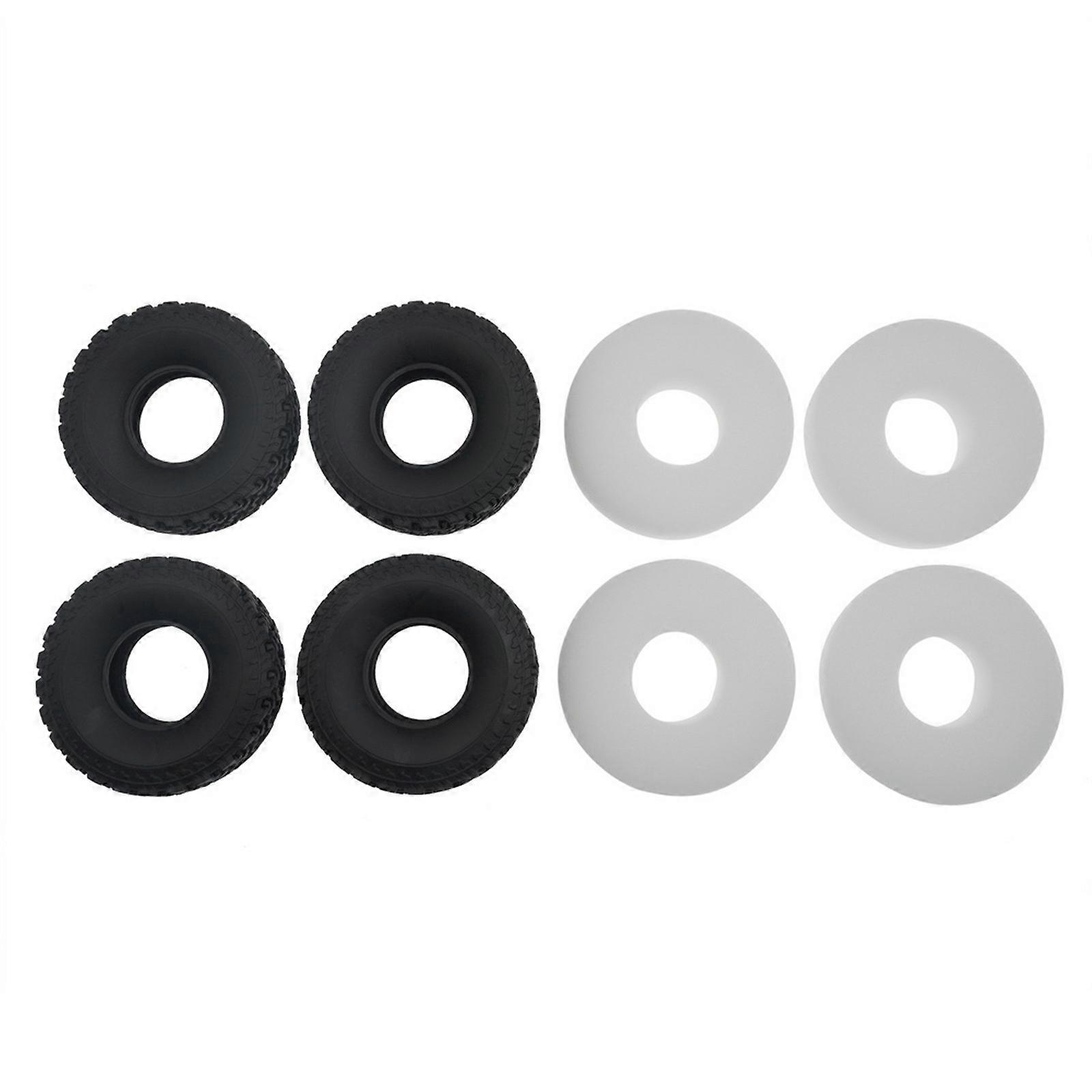 C54 Soft Tire Wheels Hub Cover Kit for RC WPL MN Four-wheel Drive Car