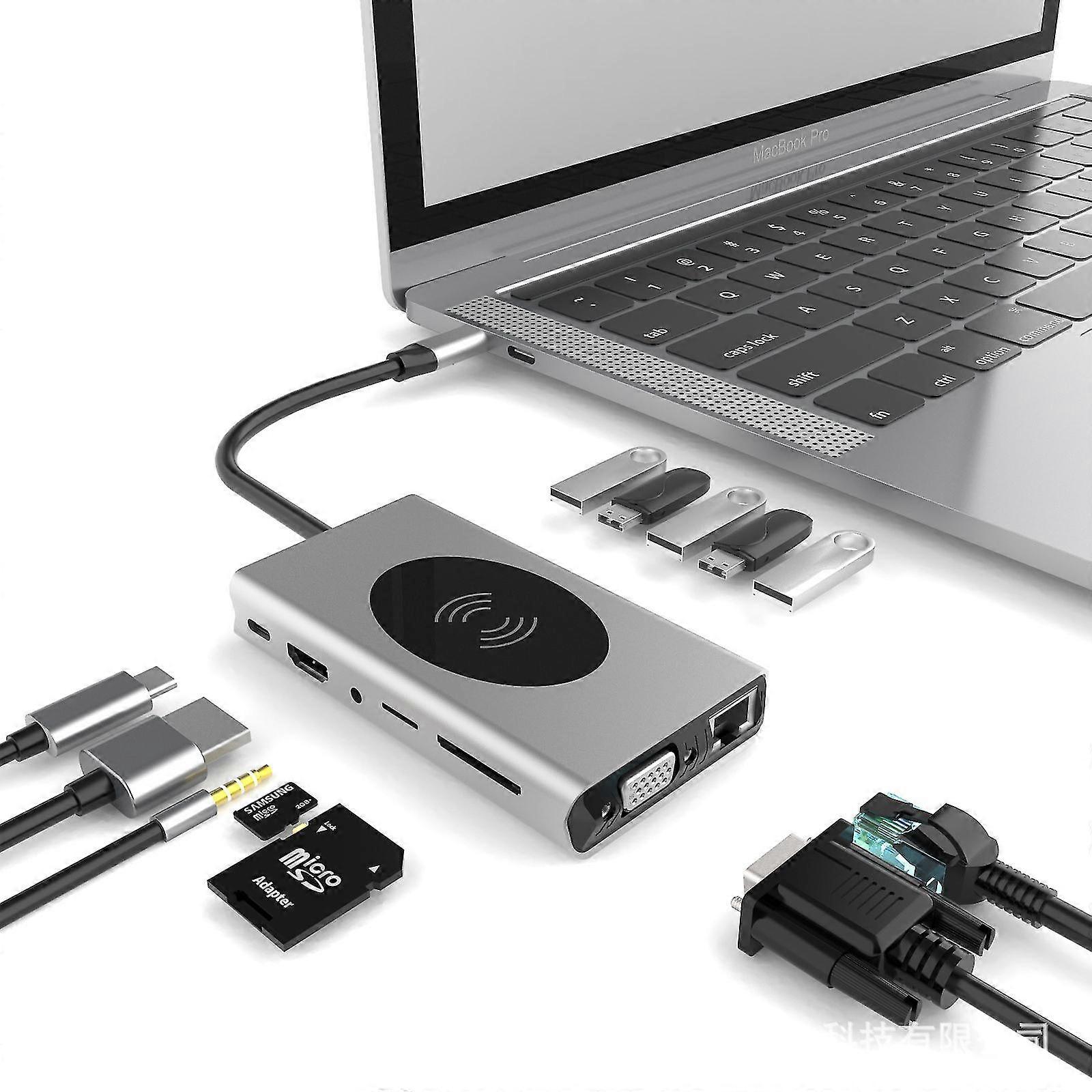 15 In1 Private Modeltype-c Docking Station Usb Hubconvertersplitter