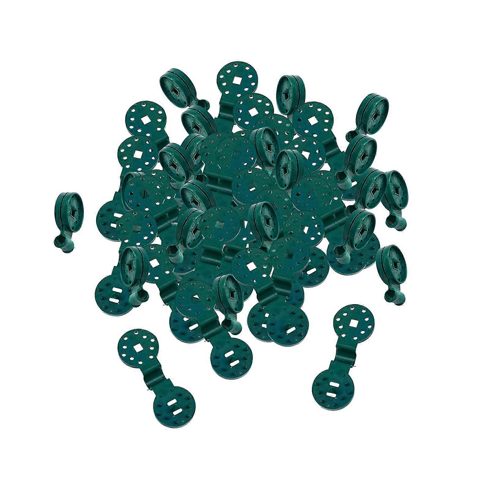 Shade Cloth Plastic Clips Buckle Kit Round for Anti Bird Netting Fixing Clip 50pcs