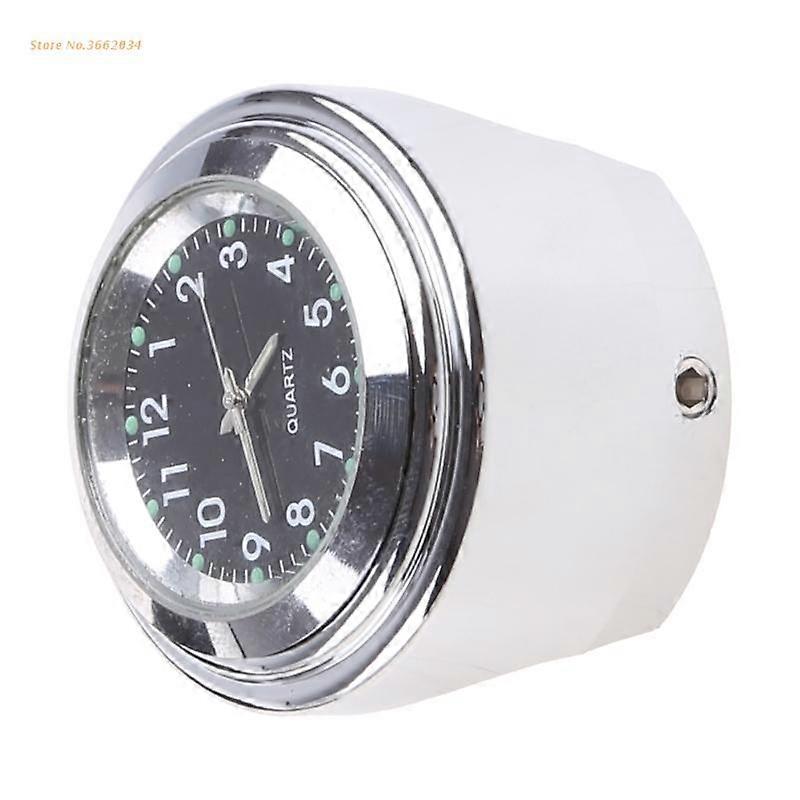 Motorcycle Handlebar Mount Clock Quartz Thermometer Watch Waterproof Clock Clock Dropship~26277