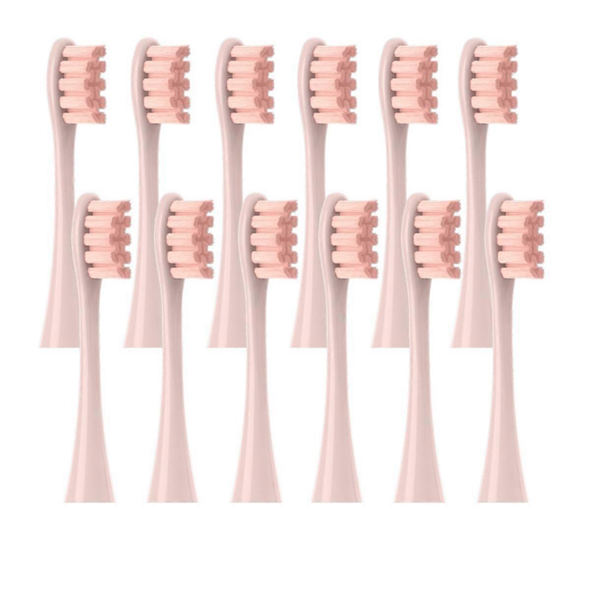 12PCS Replacement Brush Heads for X PRO/ Z1/ F1/ One/ Air 2 /SE Soft Deep Cleaning Nozzles, E
