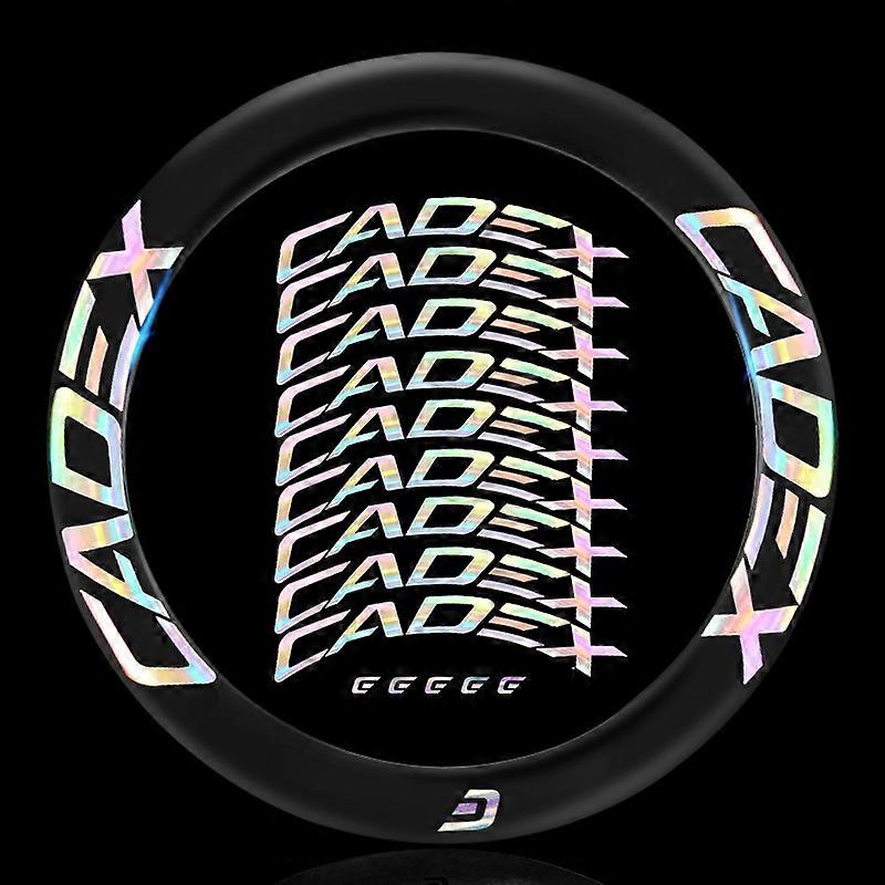 اثنين من عجلة ملصقا مجموعة ل CADEX الطريق الدراجة الكربون سباق الدراجات دراجة ريم الشارات