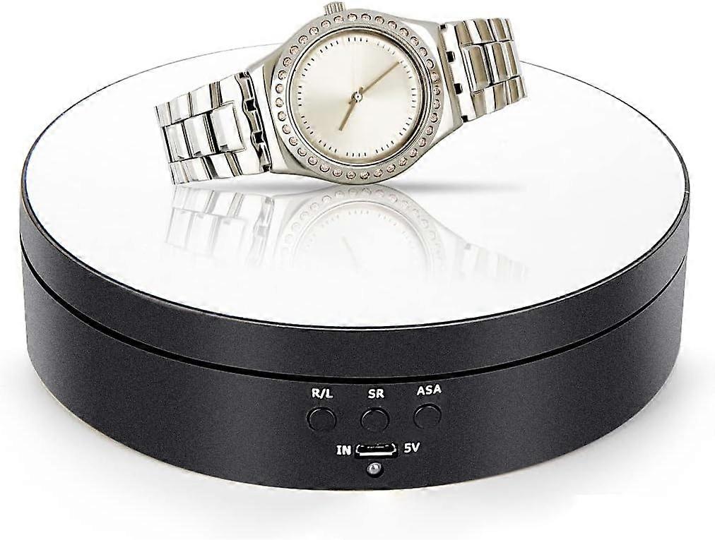 360 Degree Motorized Display Stand, Adjustable Rotation Speed, 13.7Cm Rotating T >