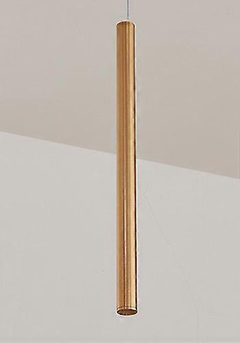 LED Ciondolo Tubo Lungo Argento Rame Rosa Dorato Lampada Isola Bar Counte Shop Camera Cucina Apparecchi Lampada Lampada Apparecchio di illuminazione