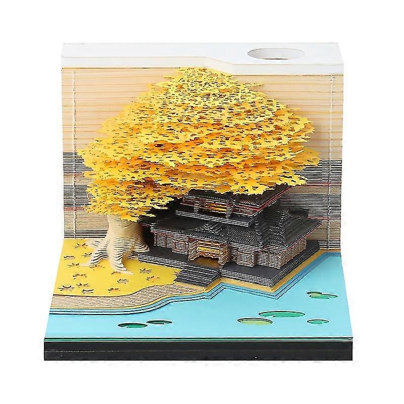 Desk Calendar With LED Lights, 2024 Calendar Memo Pad, Creative Desk Calendar