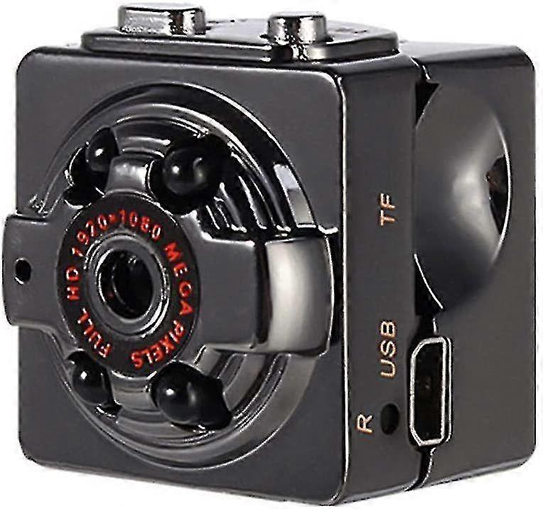 Mini camera with night vision and motion detection - Built-in battery - Loop recording