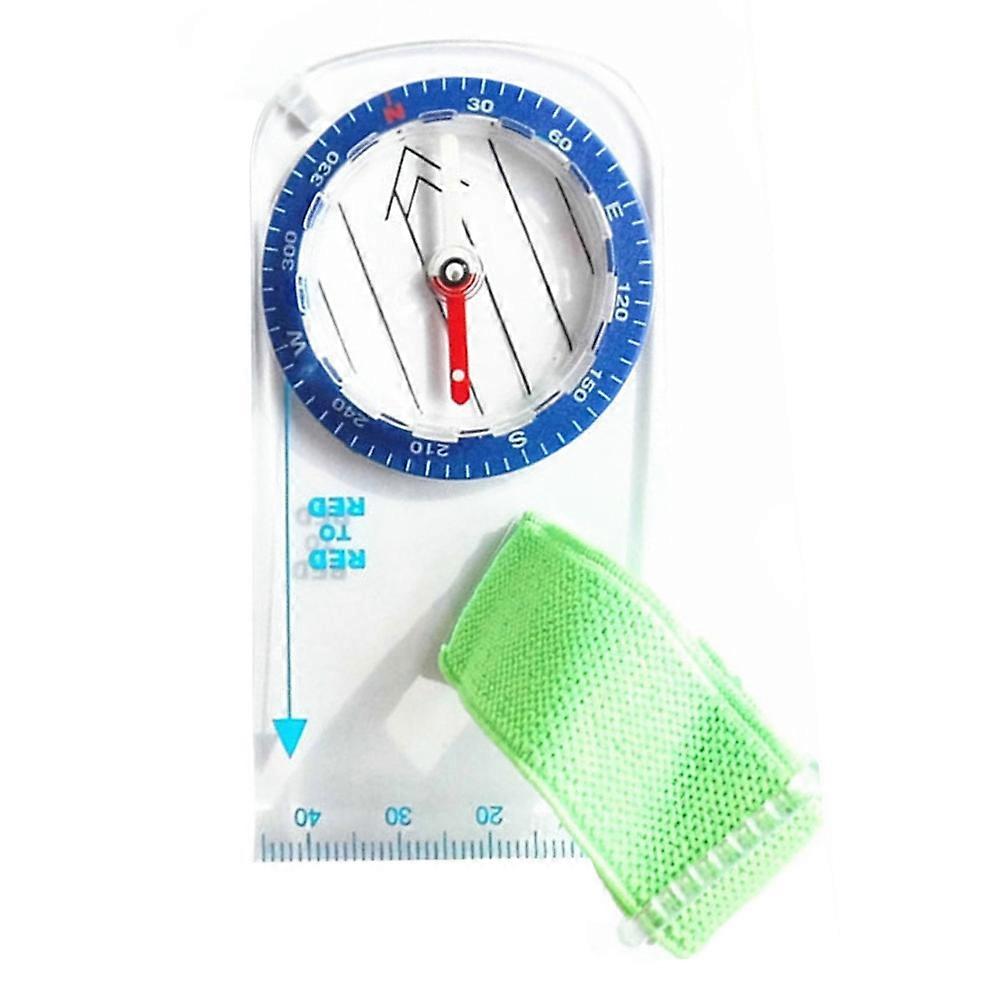 JINGU DC35F Military Compass Outdoor Orienteering Multi-Function Luminous Compass Mapping Tool