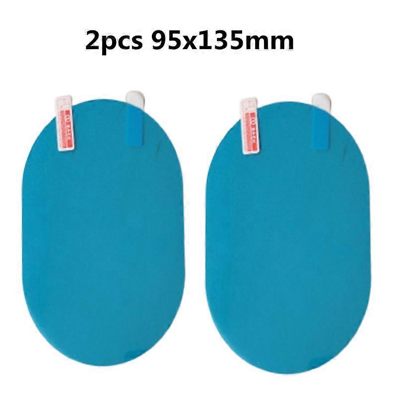2/4/8 Pcs Car Side Rearview Mirror Waterproof Anti-Fog Film Side Window Glass Film Can Protect Your Vision Driving On Rainy Days