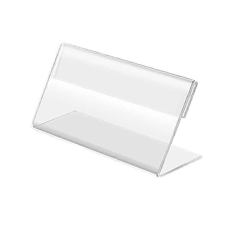 50pcs sign display holder price desktop name business card information tag label counter