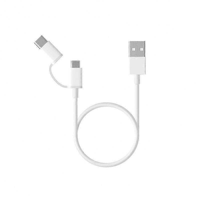 Xiaomi Mi 2 in 1 Micro USB to Type-C Fast Charging Data Cable 1M