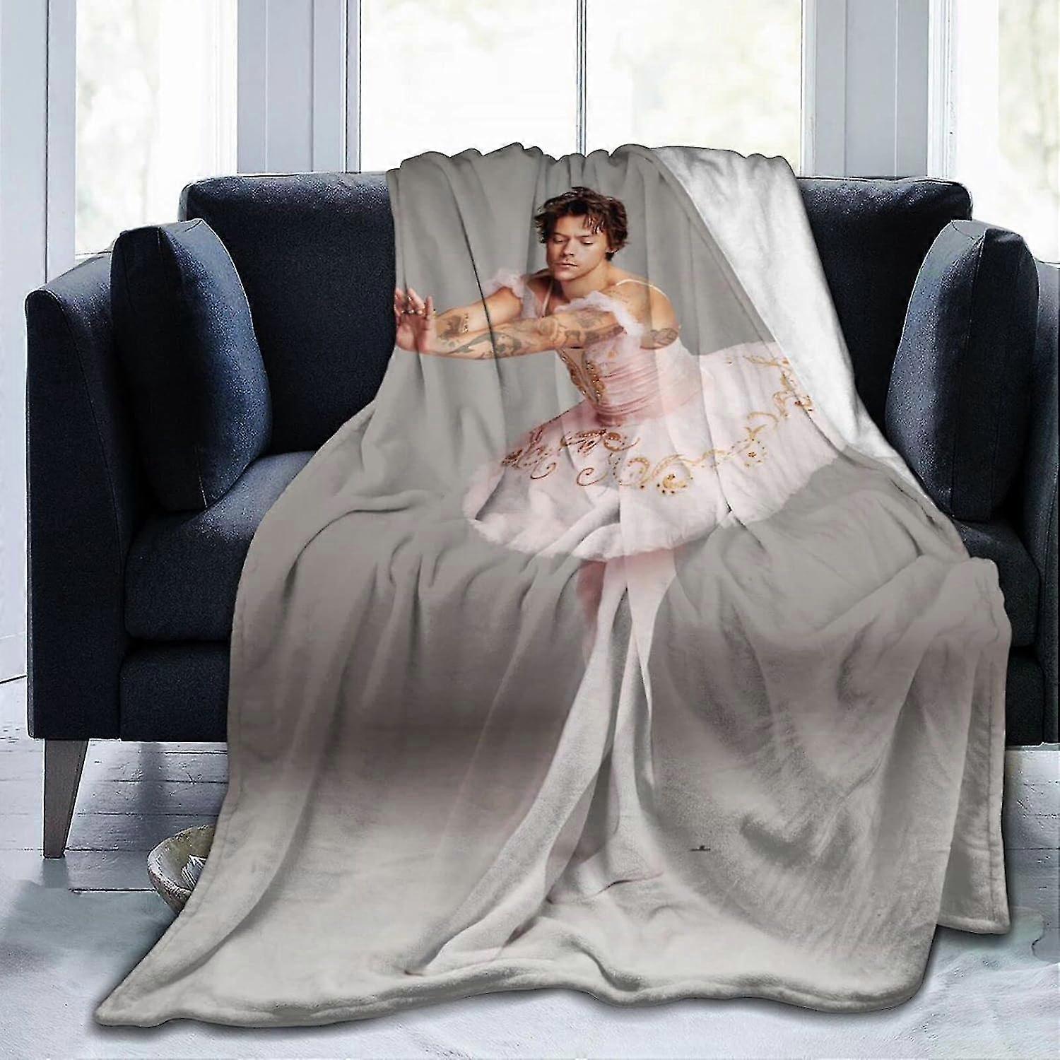 بطانية الفانيلا هاري Cicinnus Sty-Les الفراش بطانية الصوف لينة مراوغ بطانيات تكييف الهواء للأريكة أريكةjvrivjh3619