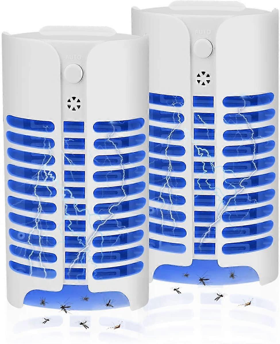 Electric Mosquito Killer Lamp, Uv Fly Zapper, New Mosquito Bug Zapper, Plug In Mini Pest Repellent For Flies/mosquitoes/moths, Non-toxic For Home Ind