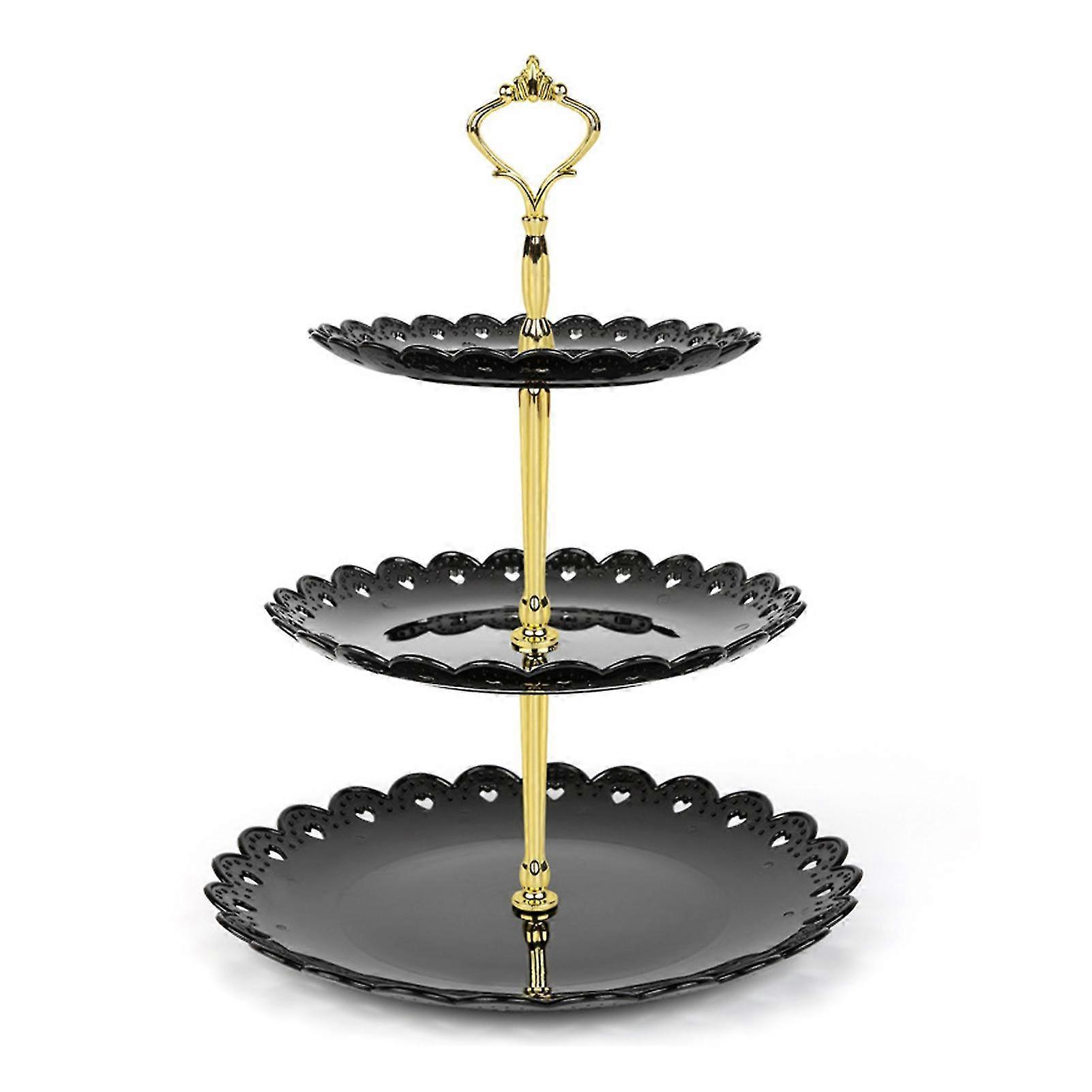 Tårtställ Trelagers multifunktionellt 4-färgat tårtställ för bröllop