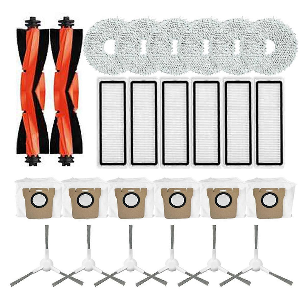 For Robot Vacuum X20+/X20 Plus Replacement Parts Accessories Main Side Brush Hepa Filter Mop Cloth