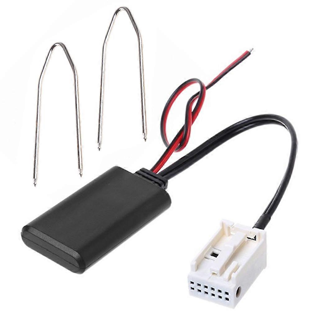 Para 207 307 407 Coche Bluetooth- Cable de audio Adaptador Receptor Cable de 12 pines