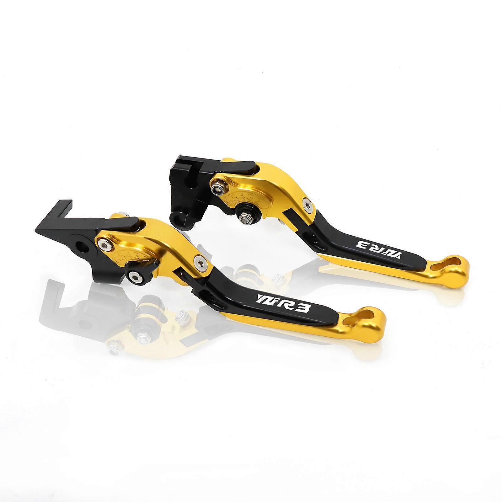Motorcycle Accessories Handlebar Grips Folding Extendable Adjustable Brake Clutch Lever YZF-R3 For Yamaha YZF R3 YZFR3 2015-2023