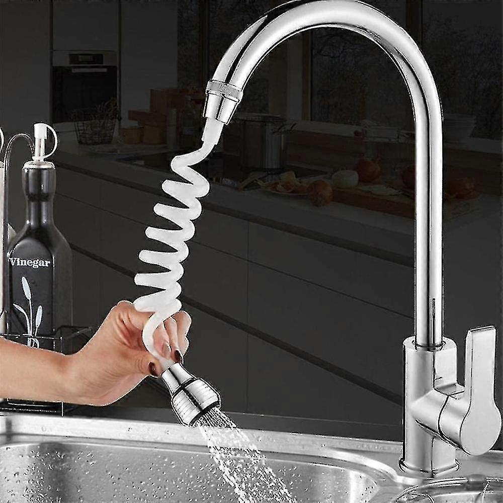 360 Rotating Kitchen Faucet Spray Head Extender Hose Nozzle