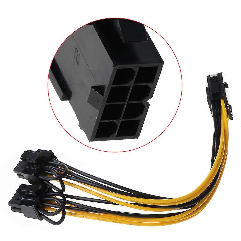 CPU GPU Graphics Card Adapter Cable CPU 8 Pin to 8 Pin PCI-E Power Cord 25cm