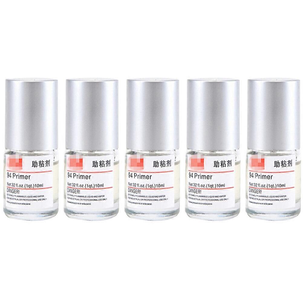 5 Bottles Adhesion Promoter Automotive 10ML Adhesive Tape Primer Glue Enhancers