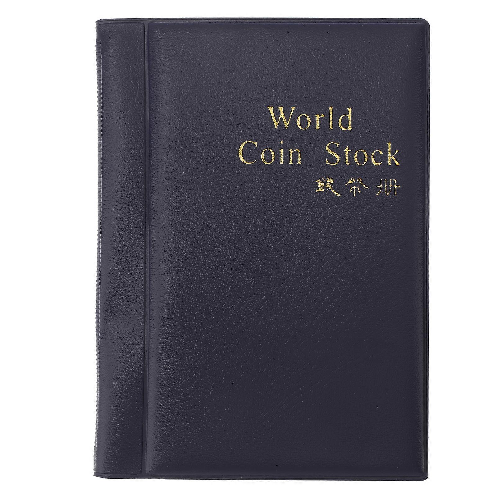 120-Coin Collectors Collecting Album Holder (Blue)