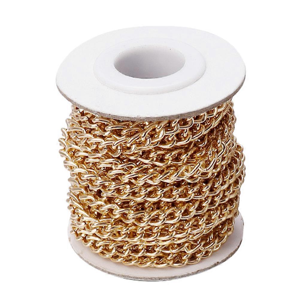 1 Roll Crafts Making Chain Aluminium Twisted Link Chains Bag Garment Accessory