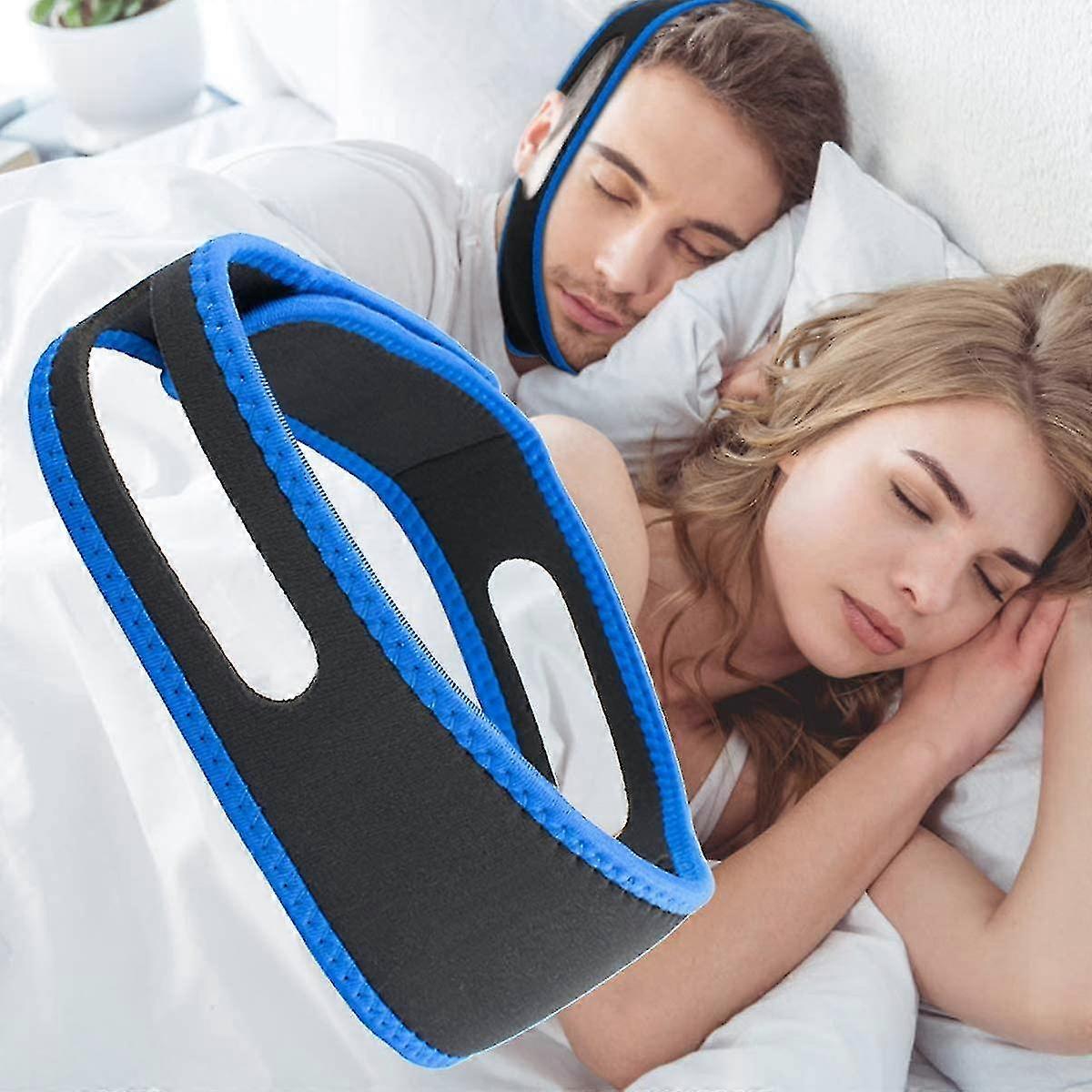 Anti Snoring Chin Strap, Effective Anti Snoring Devices Stop Snoring For Cpap Users, Adjustable And Breathable Snore Reduction
