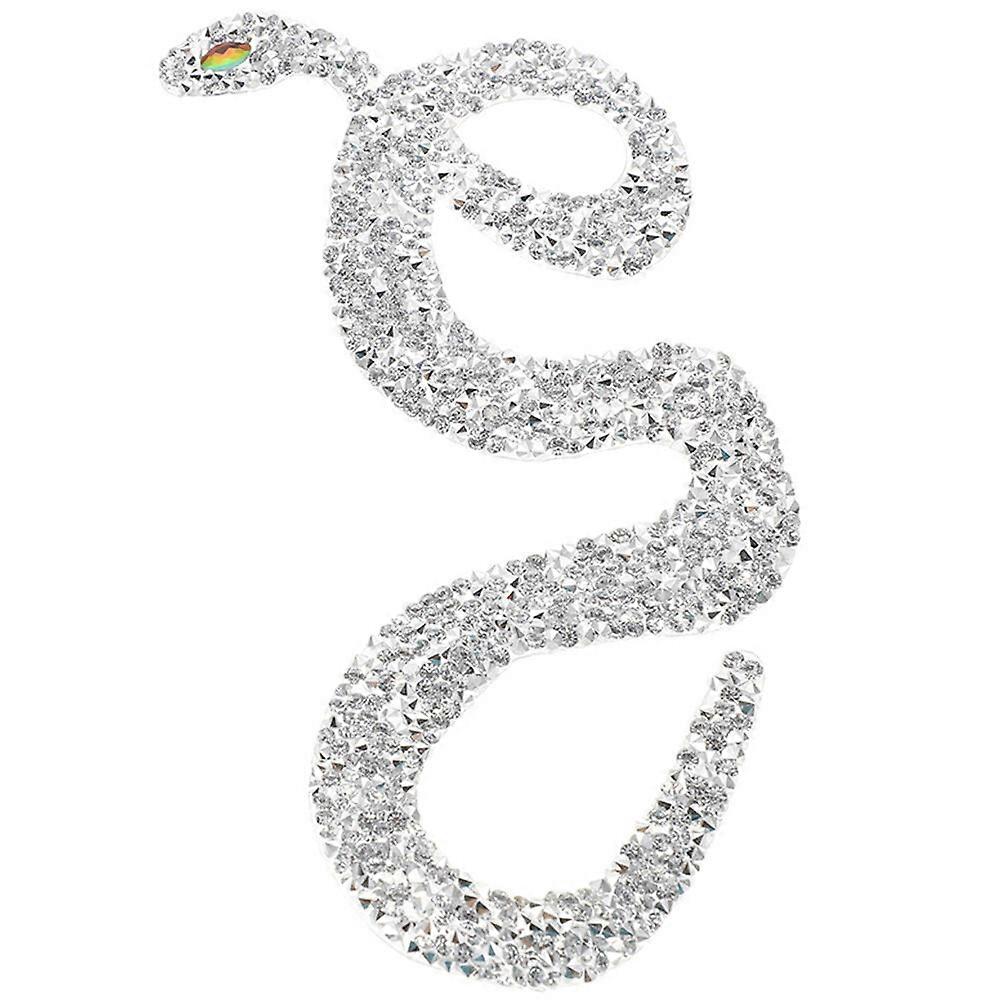 Multi-function Embroidered Patch Snakelike Patch Decor Back Iron On Patch Repairing Back Patch