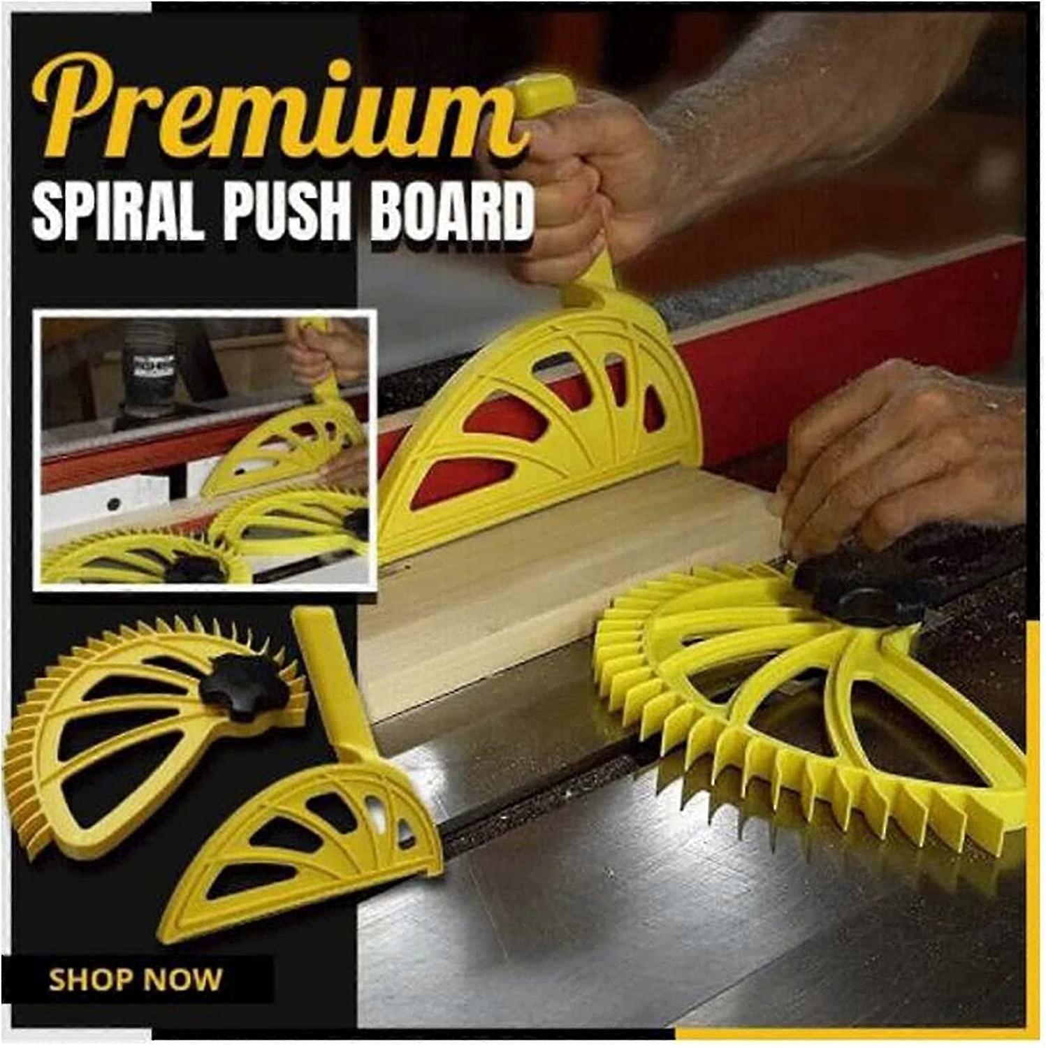 Spiral Push Board Table Saw Woodwork Tool,Hand Tool Push Stick Block Table Saw Jointers Woodworking Tools
