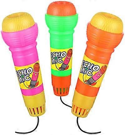 UBIUO UOBESTY صدى ميكروفون اللعب علاج النطق ردود الفعل اللعب التظاهر باللعب متعدد الألوان UBIUO ألعاب بيضاوية للأطفال يحبون الغناء والموسيقى ، 3 قطع (UBIU