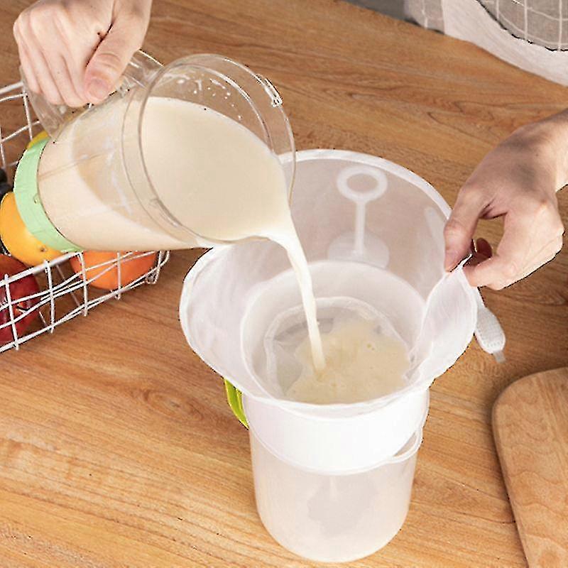 3pcs Sojabohnen-Milchfiltersieb Superfeiner Obst- und Gemüsesaft-Füllungsbeutel Küchenfiltersieb Weinfilterbeutel-MXBC