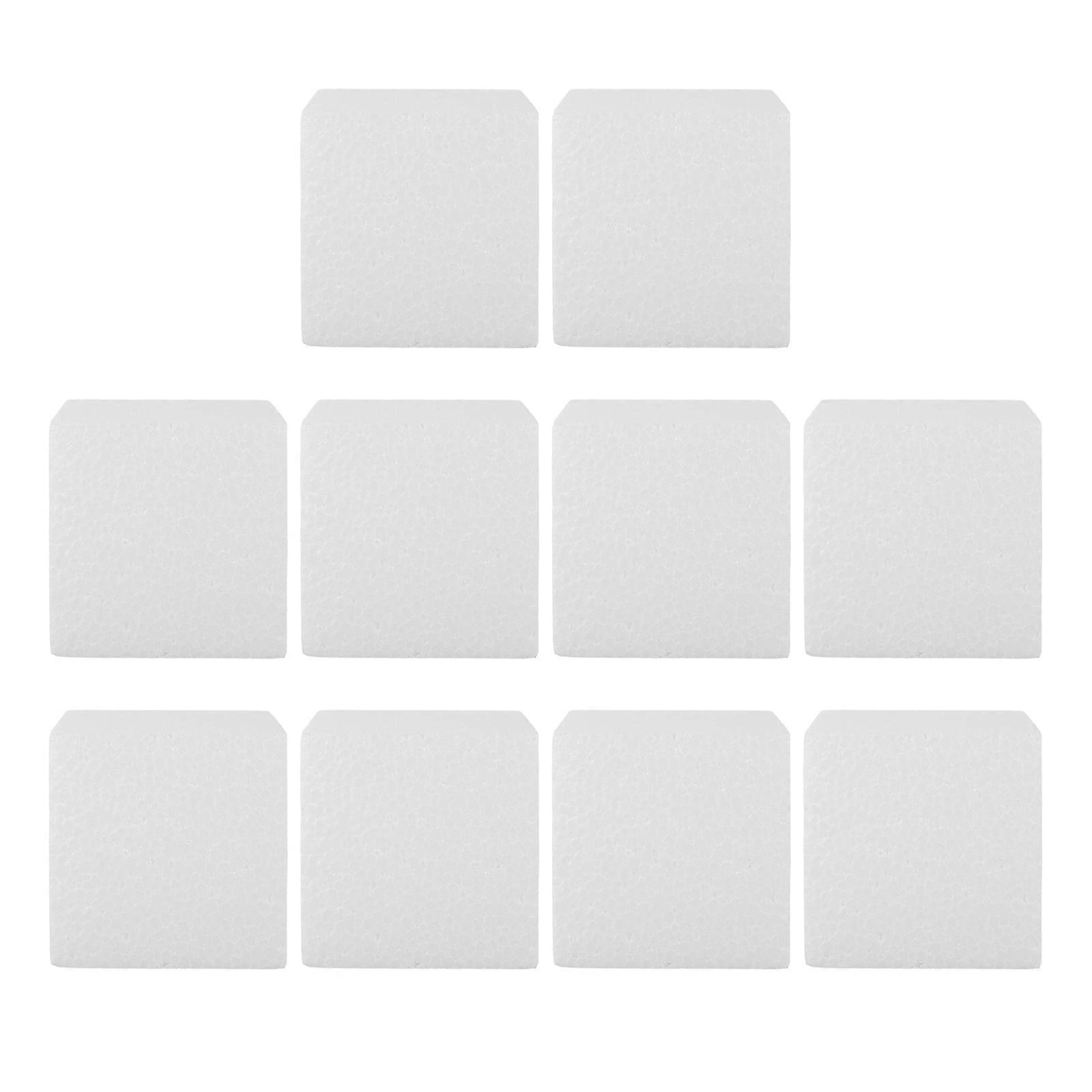 20 stuks Craft Kids Diy Foams Projecten Polystyreen Blokken Crafting Schilderen Foam Block Witte Foam Bricks