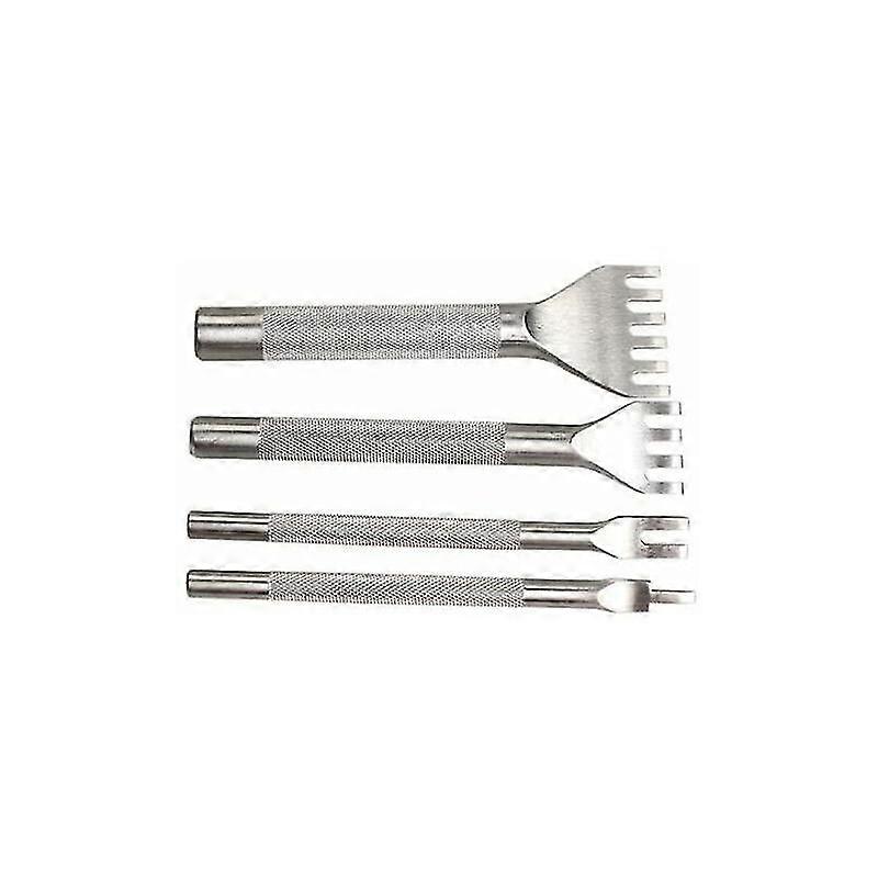 Leather Tool 4mm Silver Diamond Cut Leather Punch Set