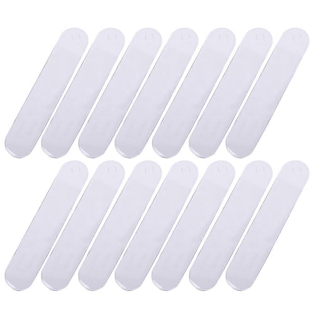 25Pcs Transparent Single Pen Packing Bags Plastic Frosted Pencil Protective Bags