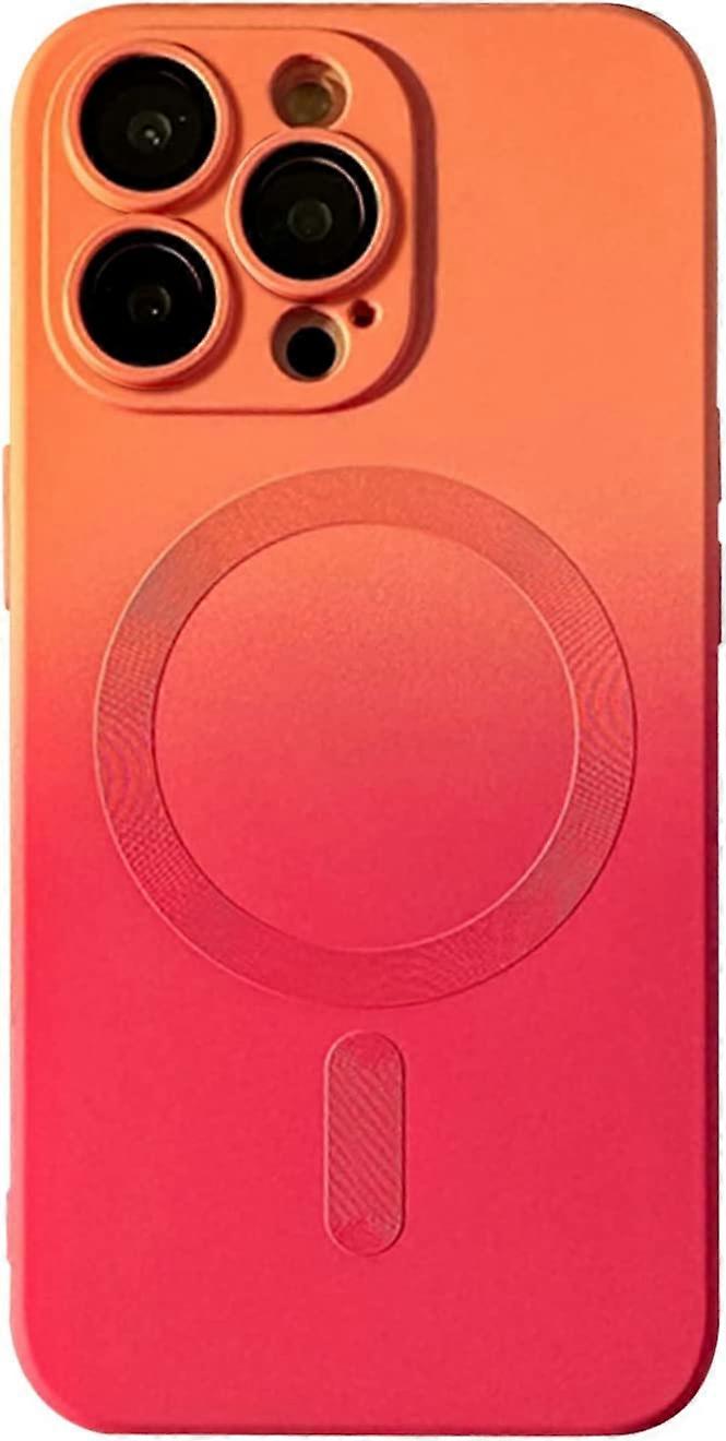 Compatible for iPhone 14 Pro Max Case with Magnetic Case Luxury Color Silicone Slim Shockproof Full Camera Protector Design for iPhone 14 Pro Max 6.7'